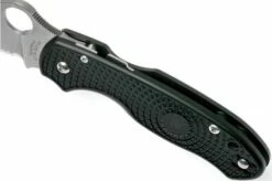 Spyderco Para 3 Light-weight C223PBK Serrated FRN CTS-BD1N Pocket Knife -KNIVESANDTOOLS Sales SPC223SBK 07 benchmade