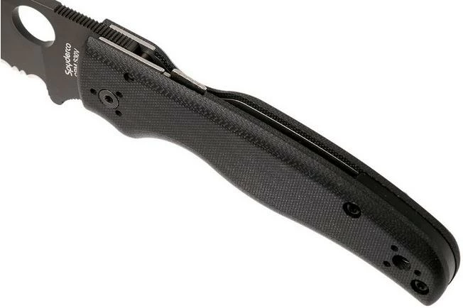 Spyderco Shaman C229GSBK Serrated Pocket Knife, Sal Glesser Design 9 Spyderco Shaman C229GSBK Serrated Pocket Knife, Sal Glesser Design - Image 7