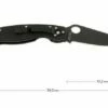 Spyderco Military Black C36GPBK Pocket Knife -KNIVESANDTOOLS Sales SPC36GPBK 01 spyderco military spc36gpbk d1