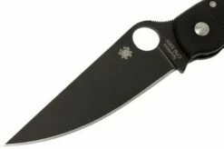 Spyderco Military Black C36GPBK Pocket Knife -KNIVESANDTOOLS Sales SPC36GPBK 03 spyderco military spc36gpbk d3