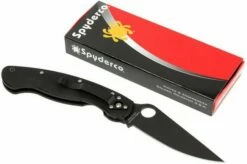 Spyderco Military Black C36GPBK Pocket Knife -KNIVESANDTOOLS Sales SPC36GPBK 08 spyderco military spc36gpbk d8