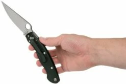 Spyderco Military Left-handed C36GPLE Pocket Knife -KNIVESANDTOOLS Sales SPC36GPLE 08 spyderco