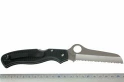 Spyderco C89 Atlantic Salt, Black, Serrated -KNIVESANDTOOLS Sales SPC89SBK 05 spyderco atlantic salt zwart spc89sbk d5