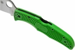 Spyderco Pacific Salt 2 Green LC200N C91FPGR2 Pocket Knife -KNIVESANDTOOLS Sales SPC91FPGR2 07 spyderco
