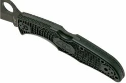 Spyderco Pacific Salt 2 Black C91PBBK2 Pocket Knife -KNIVESANDTOOLS Sales SPC91PBBK2 07 spyderco