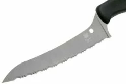 Spyderco Z-Cut K14SBK Utility Knife 11 Cm, Black Double Serrations -KNIVESANDTOOLS Sales SPK14SBK 03 spyderco