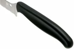 Spyderco Z-Cut K14SBK Utility Knife 11 Cm, Black Double Serrations -KNIVESANDTOOLS Sales SPK14SBK 05 spyderco