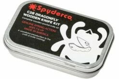 Spyderco Wooden Kit Dragonfly C28 WDKIT1 Wooden Pocket Knife -KNIVESANDTOOLS Sales SPWDKIT1 04 spyderco spwdkit1 04