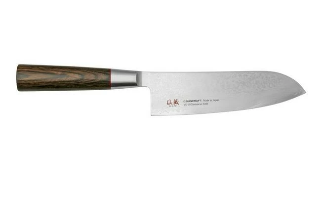 Suncraft Senzo Classic ID-04 Santoku Knife 16.7cm 4 Suncraft Senzo Classic ID-04 Santoku Knife 16.7cm - Image 2