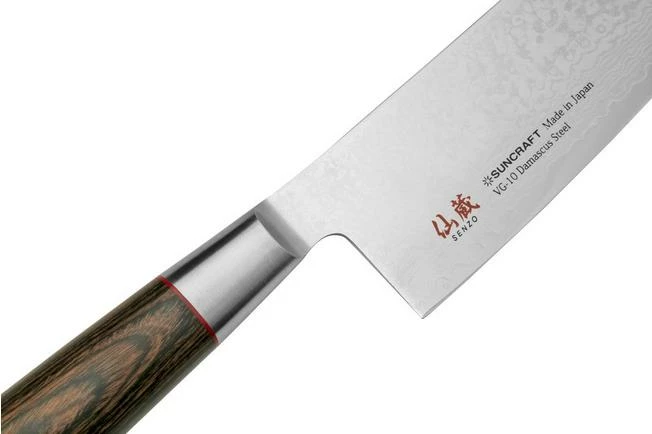 Suncraft Senzo Classic ID-04 Santoku Knife 16.7cm 7 Suncraft Senzo Classic ID-04 Santoku Knife 16.7cm - Image 5