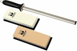 Skerper Basic Sharpening Set 180/600/1000/3000 With Diamond Sharpening Steel, SH006