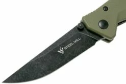 Steel Will Daitengu F11-33 OD-Green G10, Blackwashed, Pocket Knife 12 Steel Will Daitengu F11-33 OD-Green G10, Blackwashed, Pocket Knife -KNIVESANDTOOLS Sales SWK F11 33 03 steel will knives