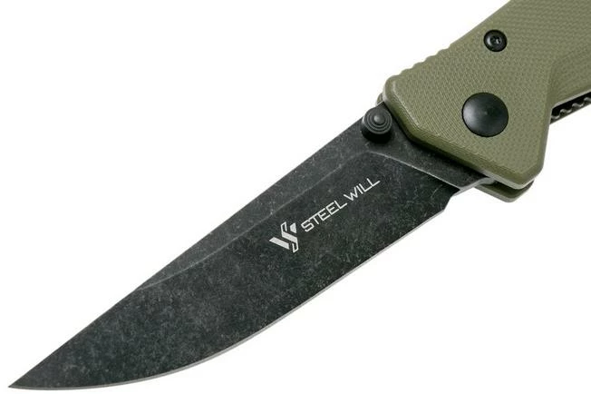 Steel Will Daitengu F11-33 OD-Green G10, Blackwashed, Pocket Knife 5 Steel Will Daitengu F11-33 OD-Green G10, Blackwashed, Pocket Knife - Image 3