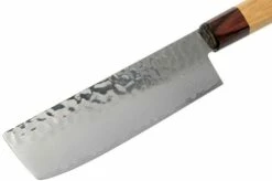 Sakai Takayuki Nakiri 33-Layer Damascus Hammered WA 16 Cm 10 Sakai Takayuki Nakiri 33-Layer Damascus Hammered WA 16 Cm -KNIVESANDTOOLS Sales TA07473 03 sakai takayuki