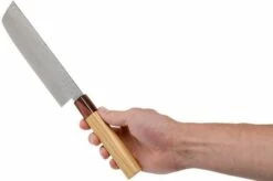 Sakai Takayuki Nakiri 33-Layer Damascus Hammered WA 16 Cm 13 Sakai Takayuki Nakiri 33-Layer Damascus Hammered WA 16 Cm -KNIVESANDTOOLS Sales TA07473 06 sakai takayuki