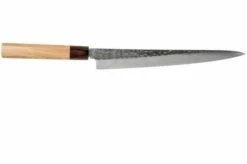 Sakai Takayuki Carving Knife 33-Layer Damascus Hammered WA 25 Cm -KNIVESANDTOOLS Sales TA07477 02 sakai takayuki