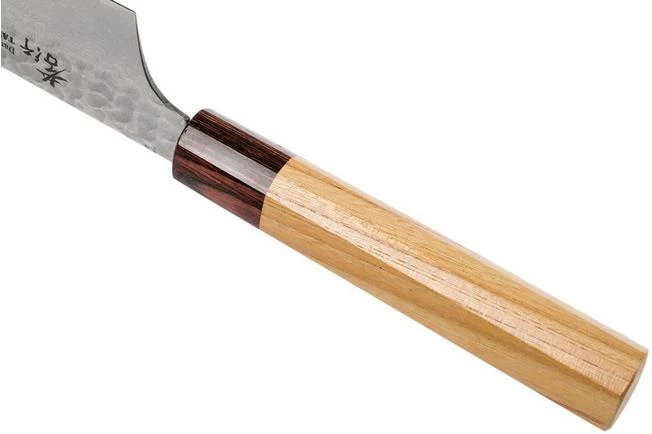 Sakai Takayuki Bunka 33-Layer Damascus Hammered WA 20 Cm 6 Sakai Takayuki Bunka 33-Layer Damascus Hammered WA 20 Cm - Image 4