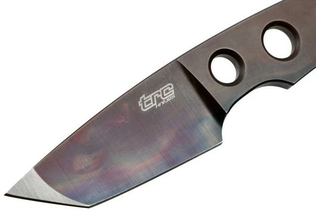 TRC Knives Mini Tanto, M390 Apocalyptic Finish, Neck Knife 5 TRC Knives Mini Tanto, M390 Apocalyptic Finish, Neck Knife - Image 3
