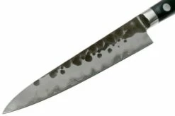 Tojiro DP 3-layer Hammered Blade Utility Knife 13 Cm, F-1101 -KNIVESANDTOOLS Sales TJF 1101 03 tojiro dp3