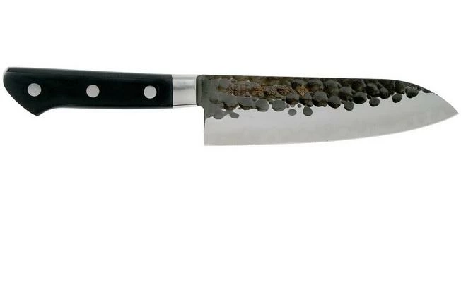 Tojiro DP 3-layer Hammere Blade Santoku 17 Cm, F-1102 4 Tojiro DP 3-layer Hammere Blade Santoku 17 Cm, F-1102 - Image 2