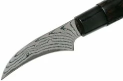 Tojiro Shippu Black Damascus Turning Knife 7 Cm, FD-1590 -KNIVESANDTOOLS Sales TJFD 1590 03 tojiro sippu black