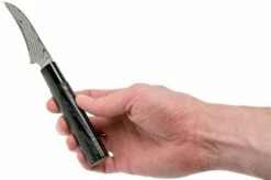 Tojiro Shippu Black Damascus Turning Knife 7 Cm, FD-1590 -KNIVESANDTOOLS Sales TJFD 1590 06 tojiro sippu black