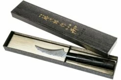 Tojiro Shippu Black Damascus Turning Knife 7 Cm, FD-1590 -KNIVESANDTOOLS Sales TJFD 1590 08 tojiro sippu black