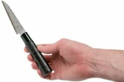 Tojiro Shippu Black Damascus Paring Knife (Petty) 9 Cm, FD-1591 -KNIVESANDTOOLS Sales TJFD 1591 06 tojiro sippu black