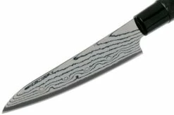 Tojiro Shippu Black Damascus Utility Knife 13 Cm, FD-1592 12 Tojiro Shippu Black Damascus Utility Knife 13 Cm, FD-1592 -KNIVESANDTOOLS Sales TJFD 1592 03 tojiro sippu black