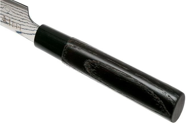 Tojiro Shippu Black Damascus Utility Knife 13 Cm, FD-1592 6 Tojiro Shippu Black Damascus Utility Knife 13 Cm, FD-1592 - Image 4