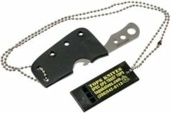 TOPS Knives TOPS Bartender Defender XL BAR-XL Tumble Finish, Neck Knife -KNIVESANDTOOLS Sales TK BAR XL 07 tops knives tk bar xl 07 1
