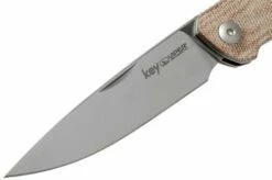 Viper Key V5976CN Natural Canvas Micarta Pocket Knife, Jesper Voxnaes Design -KNIVESANDTOOLS Sales VPV5976CN 03 viper 1