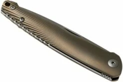 Viper Key V5976D3BR Milled Bronze Titanium Pocket Knife, Jesper Voxnaes Design -KNIVESANDTOOLS Sales VPV5976D3BR 04 viper