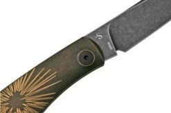 Viper Hug V5991BRS Black Blade, Black Stonewashed Bronze Star Pocket Knife, Sacha Thiel Design -KNIVESANDTOOLS Sales VPV5991BRS 05 viper