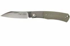 Viper Hug V5992CG Green Canvas Micarta Pocket Knife, Sacha Thiel Design