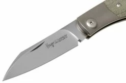 Viper Hug V5992CG Green Canvas Micarta Pocket Knife, Sacha Thiel Design -KNIVESANDTOOLS Sales VPV5992CG 03 viper 1