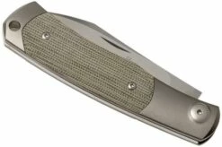 Viper Hug 2 V5994CG Green Canvas Micarta Pocket Knife, Sacha Thiel Design -KNIVESANDTOOLS Sales VPV5994CG 04 viper