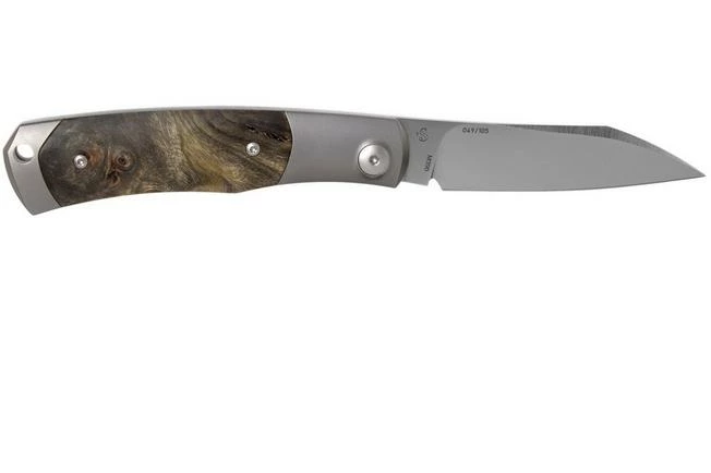 Viper Hug 2 V5994IW Poplar Burl Knivesandtools Exclusive Pocket Knife, Sacha Thiel Design 4 Viper Hug 2 V5994IW Poplar Burl Knivesandtools Exclusive Pocket Knife, Sacha Thiel Design - Image 2