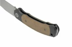 Viper Twin, V6002CN, Satin M390, Natural Canvas Micarta Pocket Knife, Fabrizio Silvestrelli Design -KNIVESANDTOOLS Sales VPV6002CN 04 viper