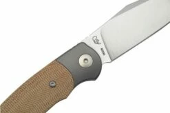 Viper Twin, V6002CN, Satin M390, Natural Canvas Micarta Pocket Knife, Fabrizio Silvestrelli Design -KNIVESANDTOOLS Sales VPV6002CN 05 viper
