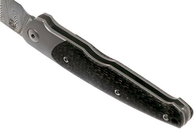 Viper Key VA5978FCB Bolster Damascus Copper Carbon Fibre Pocket Knife 7 Viper Key VA5978FCB Bolster Damascus Copper Carbon Fibre Pocket Knife - Image 5