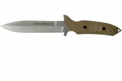 Viper Fearless VT4018CG Sleipner Stonewashed, Green Canvas Micarta, Fixed Knife, Rumici Design