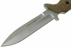 Viper Fearless VT4018CG Sleipner Stonewashed, Green Canvas Micarta, Fixed Knife, Rumici Design -KNIVESANDTOOLS Sales VPVT4018CG 03 viper