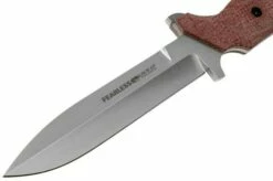 Viper Fearless VT4018CR Sleipner Stonewashed, Red Canvas Micarta, Fixed Knife, Rumici Design -KNIVESANDTOOLS Sales VPVT4018CR 03 viper 1