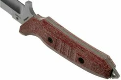 Viper Fearless VT4018CR Sleipner Stonewashed, Red Canvas Micarta, Fixed Knife, Rumici Design -KNIVESANDTOOLS Sales VPVT4018CR 04 viper 1