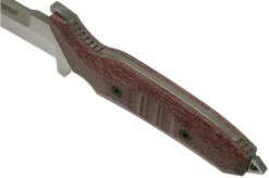 Viper Fearless VT4018CR Sleipner Stonewashed, Red Canvas Micarta, Fixed Knife, Rumici Design -KNIVESANDTOOLS Sales VPVT4018CR 05 viper 1