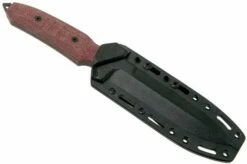 Viper Fearless VT4020CR Sleipner DLC, Red Canvas Micarta, Fixed Knife, Rumici Design -KNIVESANDTOOLS Sales VPVT4020CR 06 viper