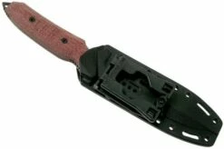 Viper Fearless VT4020CR Sleipner DLC, Red Canvas Micarta, Fixed Knife, Rumici Design -KNIVESANDTOOLS Sales VPVT4020CR 07 viper