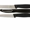 Victorinox SwissClassic Vegetable Knives In Black, Set Of 3, 6.7116.31G