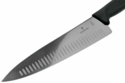 Victorinox SwissClassic 6.8023.25G Carving Knife With Dimples 25 Cm, Black -KNIVESANDTOOLS Sales VT6 8023 25G 03 victorinox